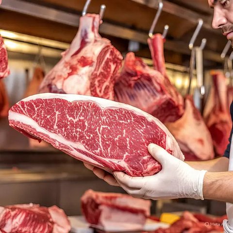 Tips Memisahkan Daging Kurban dari Gajih (Ilustrasi Meta AI)