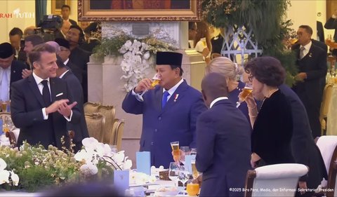 gala dinner prabowo dan marcron