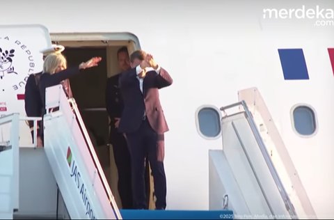 Momen Haru Perpisahan Presiden Prancis Macron, Diantar Prabowo dan Didit hingga Kirim Salam Persahabatan dari Pesawat