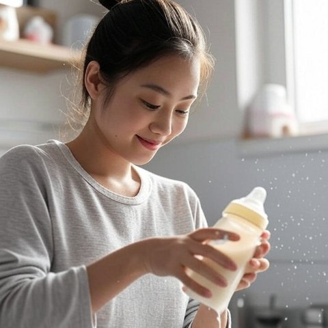 ilustrasi botol susu bayi