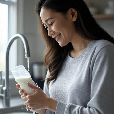 ilustrasi botol susu bayi