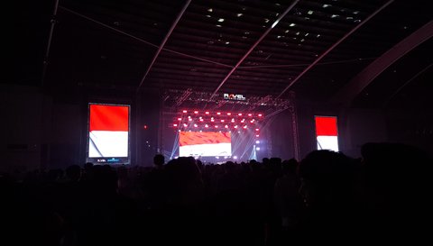Lagu Indonesia Raya Berkumandang Sambut SAOSIN