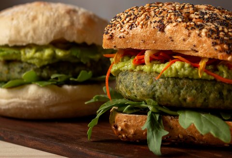 Ilustrasi Burger Sehat