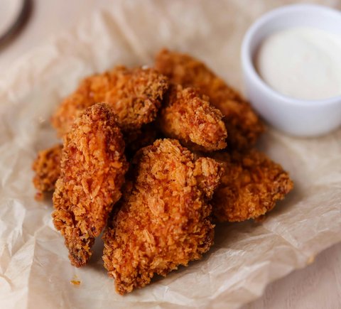 Ilustrasi Nugget Dada Ayam