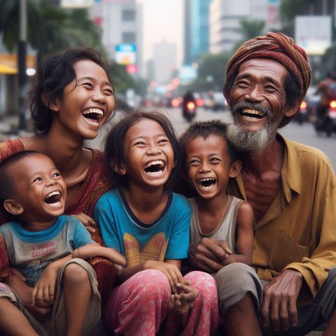 Ilustrasi Keluarga Miskin