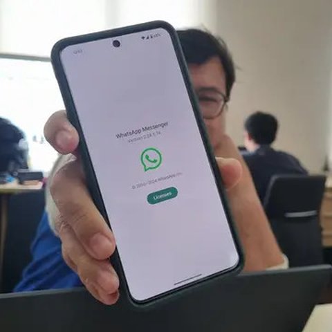 Aplikasi WhatsApp di ponsel Android (Liputan6.com/ Agustin Setyo Wardani)
