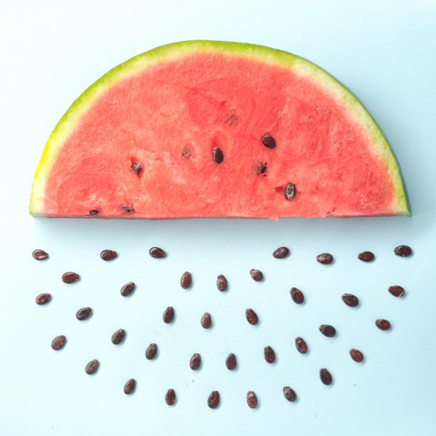 Ilustrasi Biji Semangka