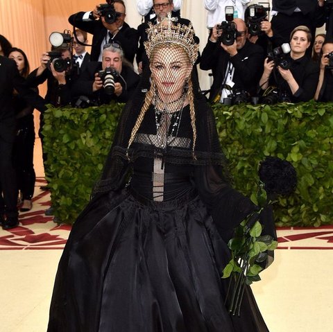 Potret Madonna di Met Gala 2018 (&copy;Pinterest)
