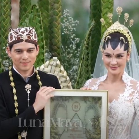Sah! Maxime Bouttier Resmi Persunting Luna Maya dengan Mahar Emas Batangan dan Uang Tunai USD2.025