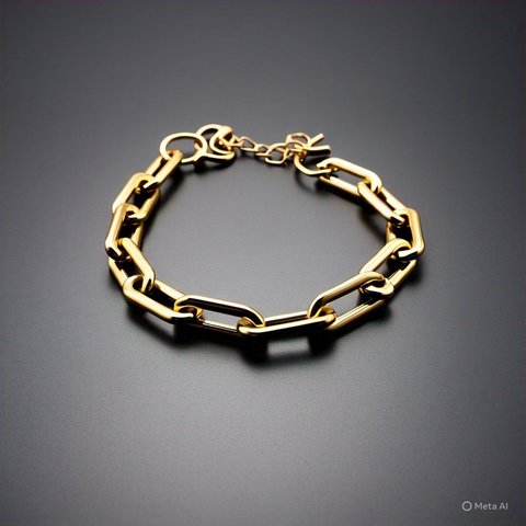Gelang emas rantai minimalis