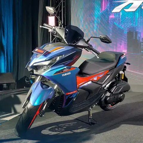 Yamaha Aerox Alpha dobrak pasar skutik Indonesia. (Liputan6.com / Septian Pamungkas)