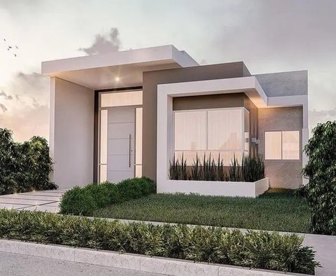 Inspirasi rumah minimalis tampak depan dengan sentuhan islami dan arsitektur modern (sumber: perumperindo.co.id)