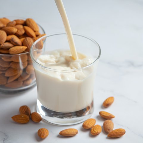 Ilustrasi Susu Almond (&copy;Freepik)