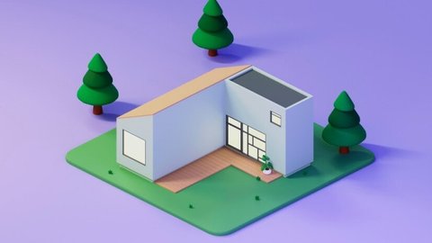 Desain Rumah Letter L (credit: freepik.com)