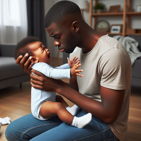 Ilustrasi Bayi Menangis
