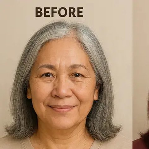 Inspirasi Warna Cat Rambut untuk Menutupi Uban (Foto: ChatGPT)