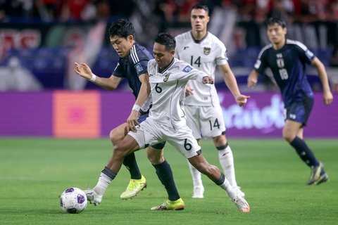FOTO: Timnas Indonesia 'Dijajah' Jepang, Tak Berdaya Menyerah 6-0