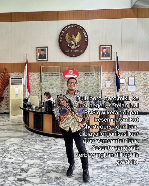 Pria ini lalu Gigih Belajar Hingga Beasiswa di Inggris Kini Jadi Pejabat Eselon III