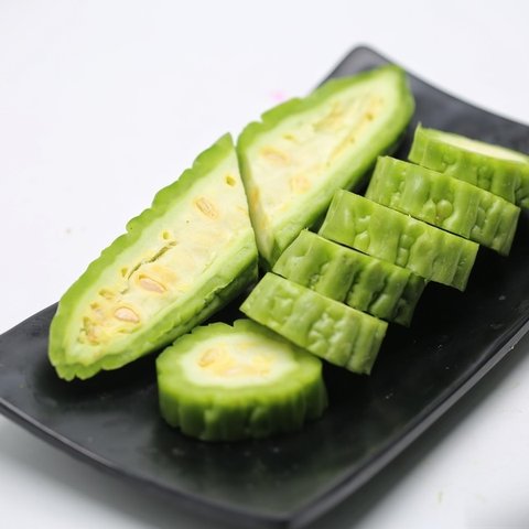 Ilustrasi Sayuran Pare, Sayur Pare, Buah Pare