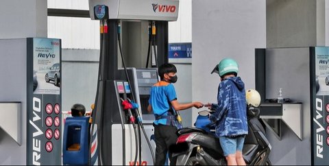 Gambar terbaru SPBU Vivo setelah menjadi viral karena menjual BBM seharga Rp8.900. &copy;Liputan6.com/Angga Yuniar