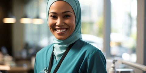 Rekomendasi Baju Kantor Berjilbab Blus Lengan Panjang