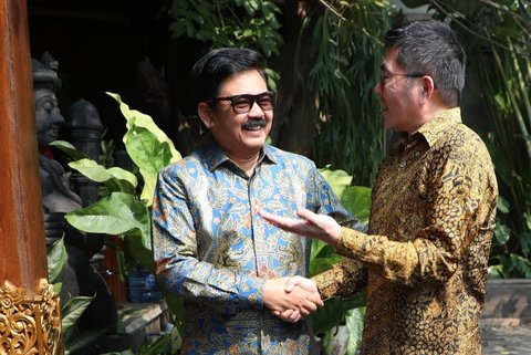 Eks Panglima TNI Kedatangan Sahabatnya Mantan Panglima Pertahanan Singapura
