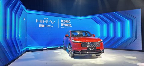 Honda HR-V e:HEV adalah mobil hybrid. (Liputan6.com/Arief Aszhari)
