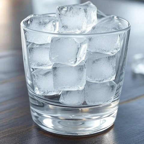 Ilustrasi es Batu kristal