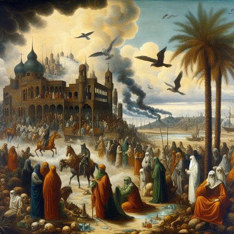 Ilustrasi Wabah Penyakit di Masa Lalu