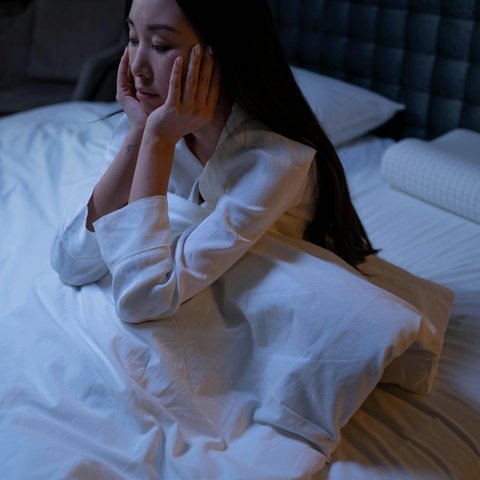 Ilustrasi insomnia.