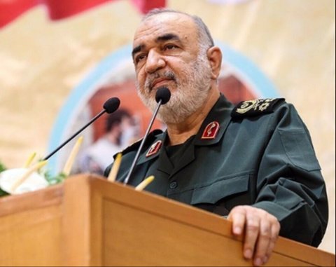 Panglima Tertinggi Korps Garda Revolusi Islam (IRGC) Mayor Jenderal Hossein Salami