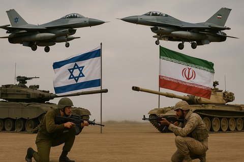 Militer Iran vs Israel