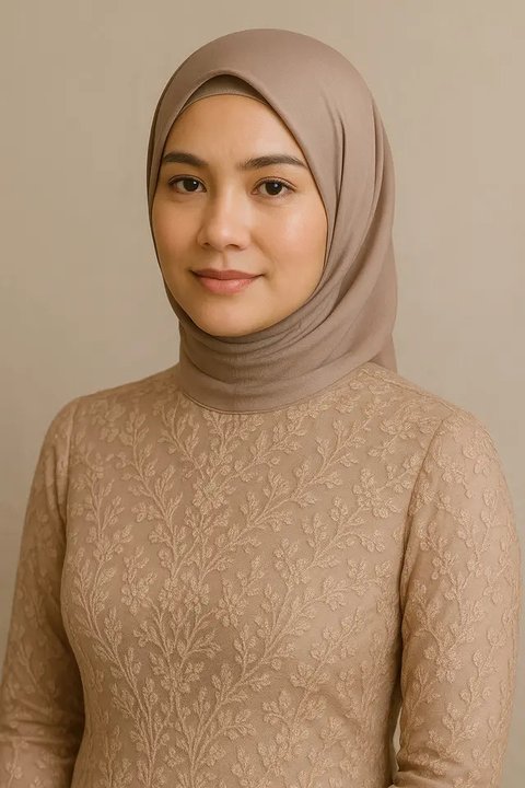 Ilustrasi Hijab Segiempat