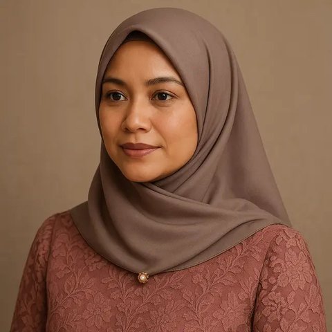 Ilustrasi Hijab Segiempat