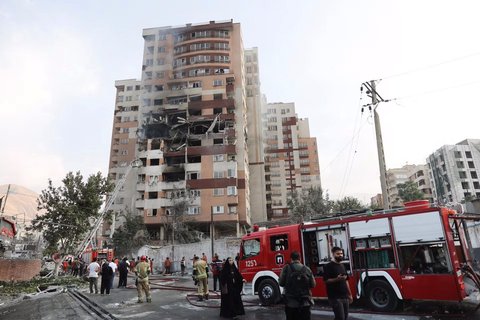 serangan israel ke iran