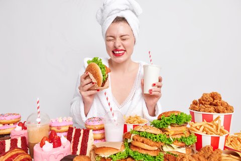 Ilustrasi Binge Eating