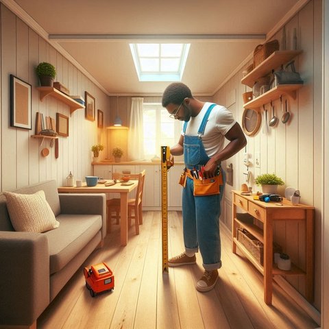 Ilustrasi Hidup di Rumah Sempit