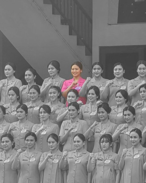 Potret Cantik Angela Putri Andika Perkasa Berseragam Bhayangkari