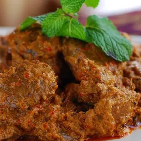 ilustrasi rendang. (Jilly Cheung/Asia One/AP Photos)