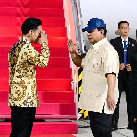 Gibran Antar Prabowo Lepas Landas untuk Kunjungan Kenegaraan ke Singapura
