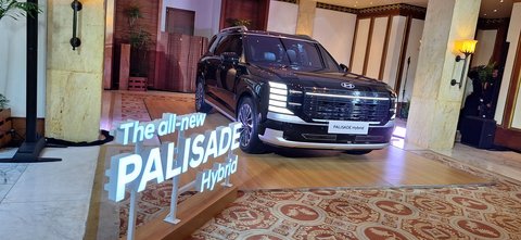 Hyundai Palisade Hybrid yang sepenuhnya baru. (Liputan6.com/Arief Aszhari)