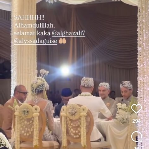 SAH! 5 Potret Akad Nikah Al Ghazali dan Alyssa Daguise, Gunakan Adat Sunda & Berlangsung di Jakarta