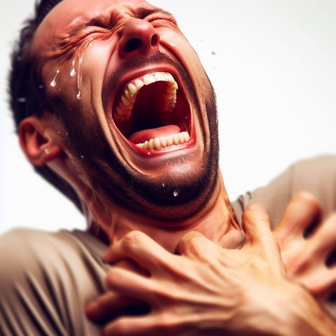 Ilustrasi Tertawa Keras