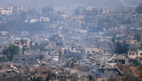 INH menyalurkan bantuan air bersih dan paket sembako untuk ribuan warga Gaza, Palestina. (Foto: INH)
