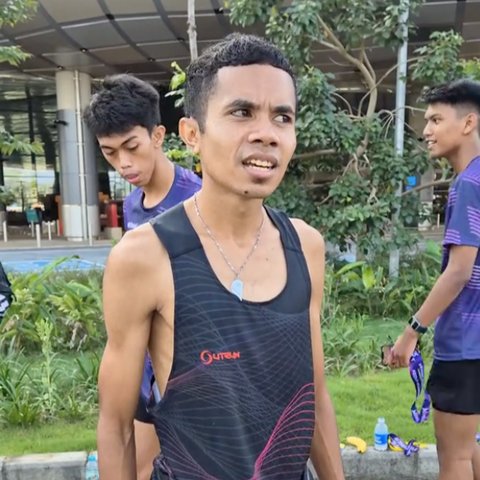 pelari tanpa sepatu