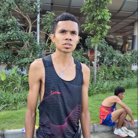 pelari tanpa sepatu