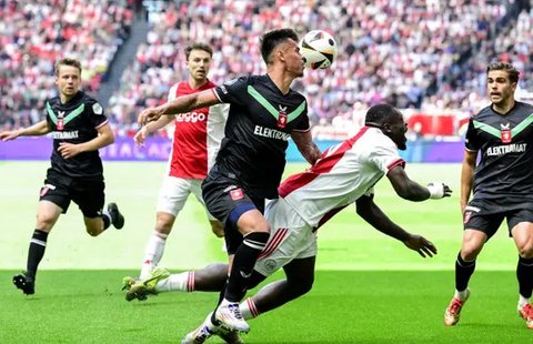 Calvin Verdonk mencetak satu gol saat NEC Nijmegen menang 4-1 atas Fortuna Sittard dalam laga lanjutan Eredivisie 2024/2025, Minggu (19/1/2025). (Dok. NEC)