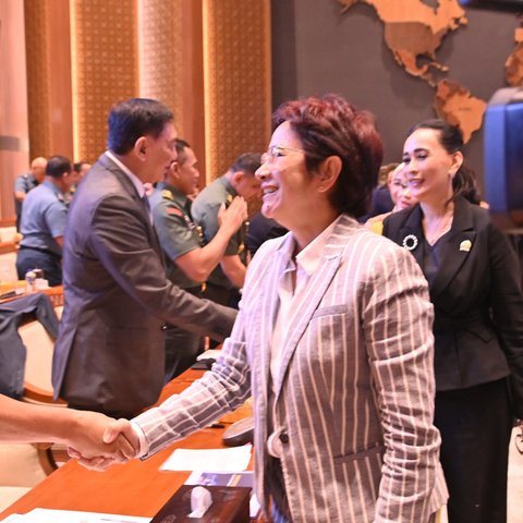 Nurul Arifin Saat Rapat Kerja Komisi I DPR RI bersama Kementerian Pertahanan & Panglima TNI