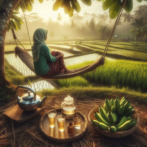 Ilustrasi Slow Living