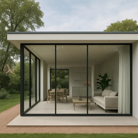 Rumah Modern Simple Terbaru yang Menawan (Foto: Rizka Nur Laily via ChatGPT)